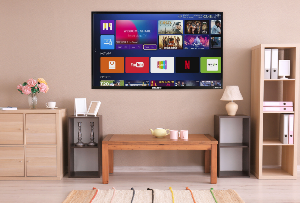 Keep Yourself Informed & Entertained with Reason Smart LED TV