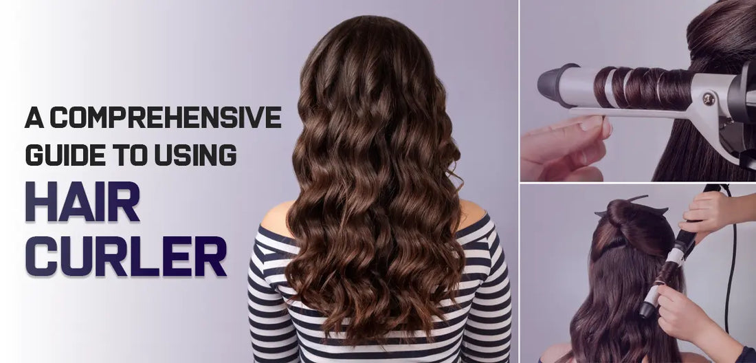 how to use hair curler